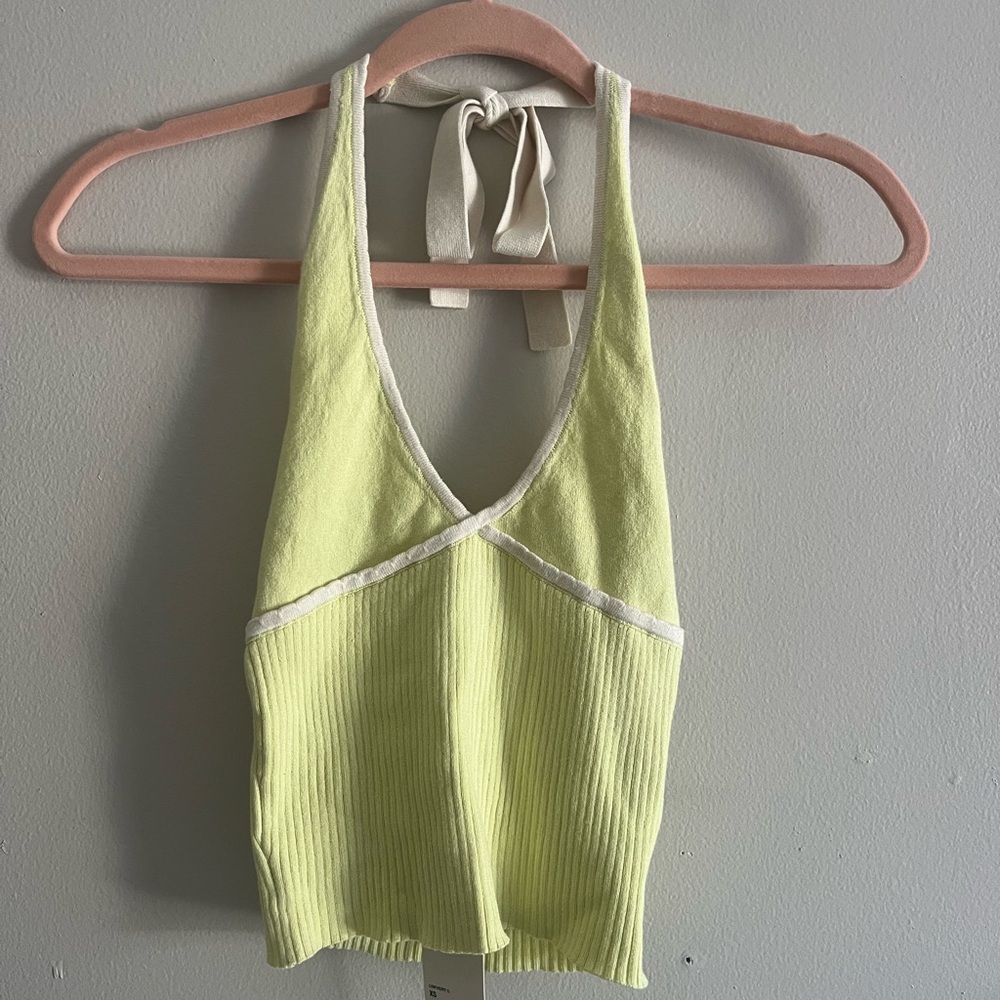 Kimchi Blue knit halter top